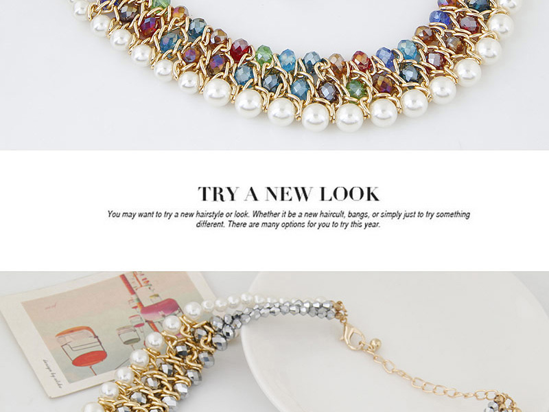 Fashion Purple+white Pearls&diamond Decorated Multi-layer Jewelry Sets,Jewelry Sets