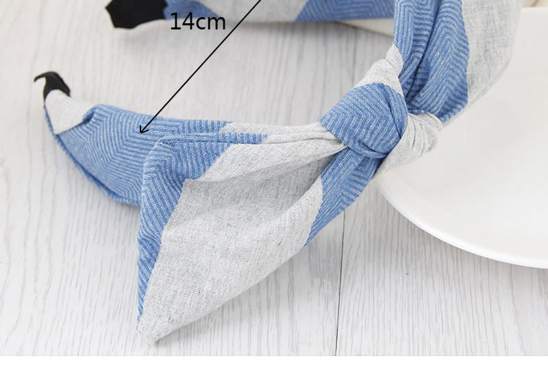 Fashion Red+gray Color Matching Design Bowknot Shape Simple Hair Clasp,Head Band