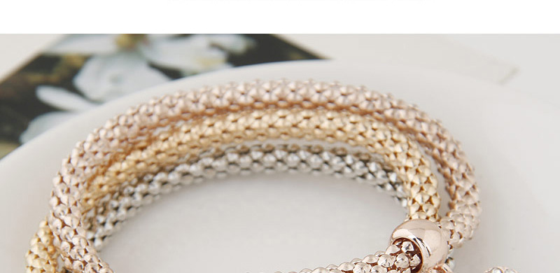 Elegant Muti-color Metal Bowknot Pendant Decorated Mutilayer Bracelet,Fashion Bracelets