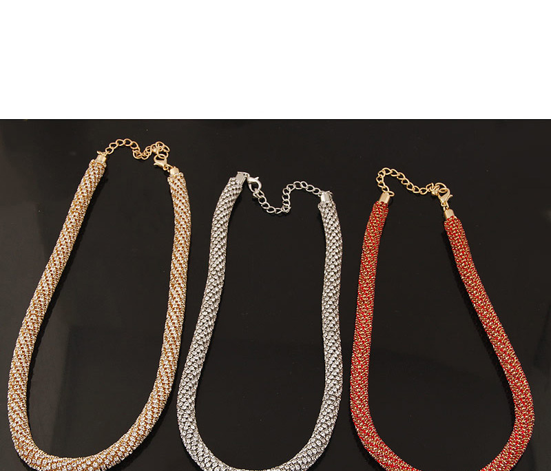 Fashion Champagne Twist Chain Decorated Simple Jewelry Sets,Jewelry Sets