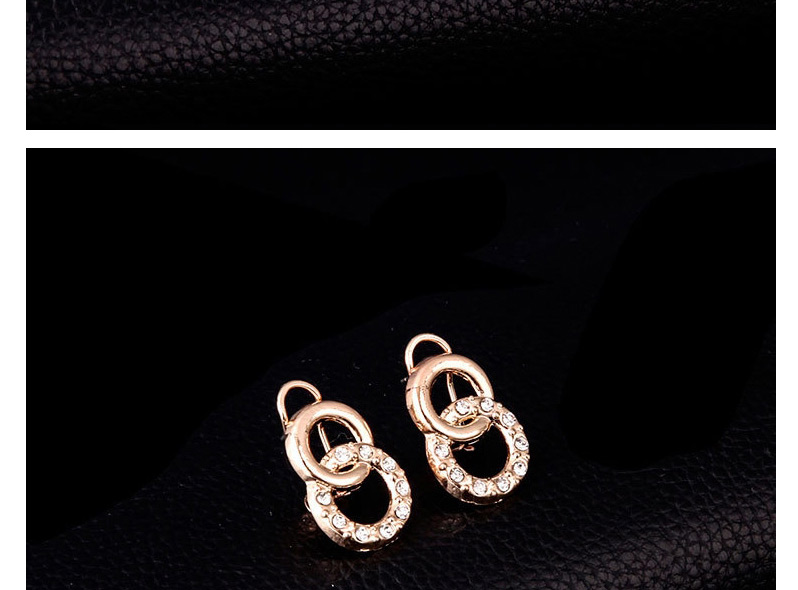Luxury Gold Color Circle Matching Decorated Simple Jewelry Sets,Jewelry Sets