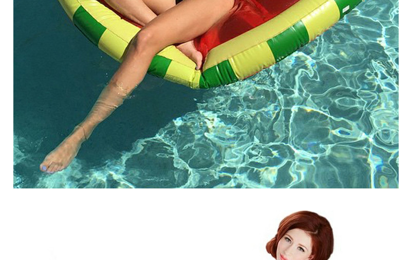 Lovely Red Watermelon Pattern Decorated Tound Shape Swim Ring,Swim Rings