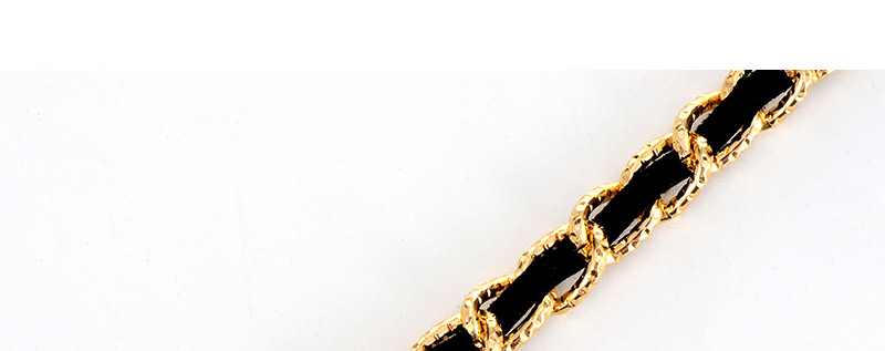 Lovely Black Pearl Pendant Decorated Simple Waist Chain,Thin belts