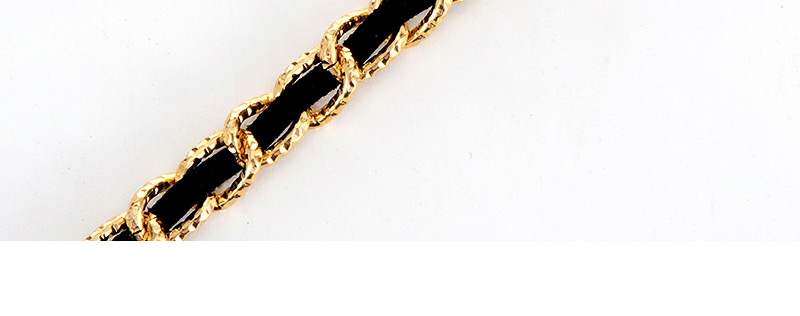 Lovely Black Pearl Pendant Decorated Simple Waist Chain,Thin belts