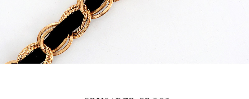Bohemia Black Tassel &round Shape Decorated Simple Waist Chain,Thin belts