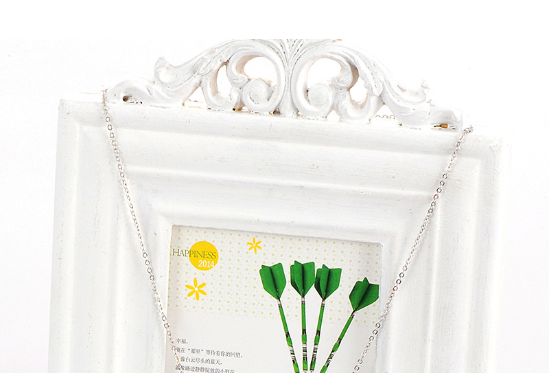 Lovely Silver Color Heart Shape Pendant Decorated Long Chian Necklace,Pendants