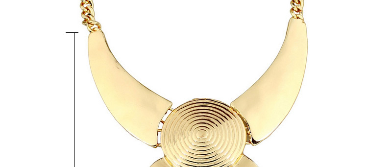 Fashion White+golden Color Round Shape Diamond Decorated Irregular Shape Necklace,Crystal Necklaces
