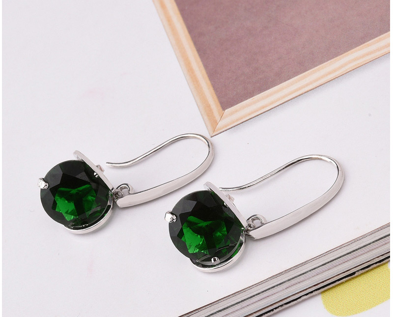 Fashion Black Round Shape Diamond Decorated Simple Design Earrings,Earrings set