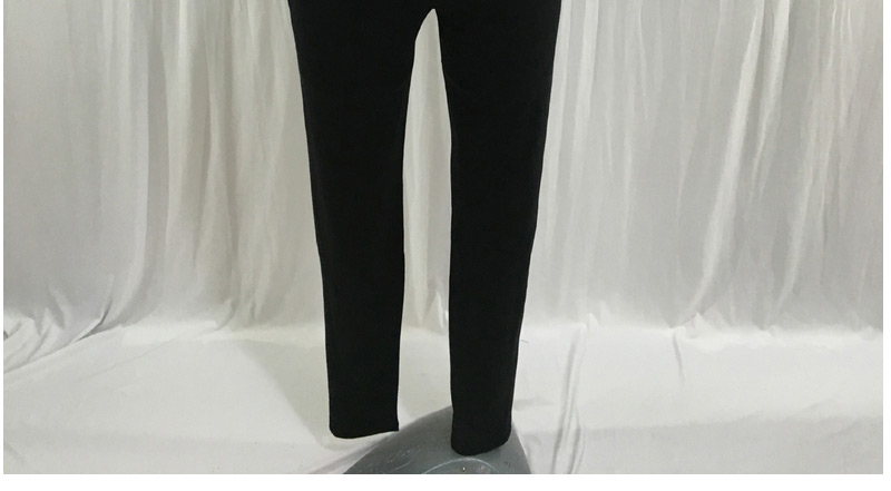 Fashion Black Pure Color Decorated V-neckline Backless Simple Jumpsuit,Pants