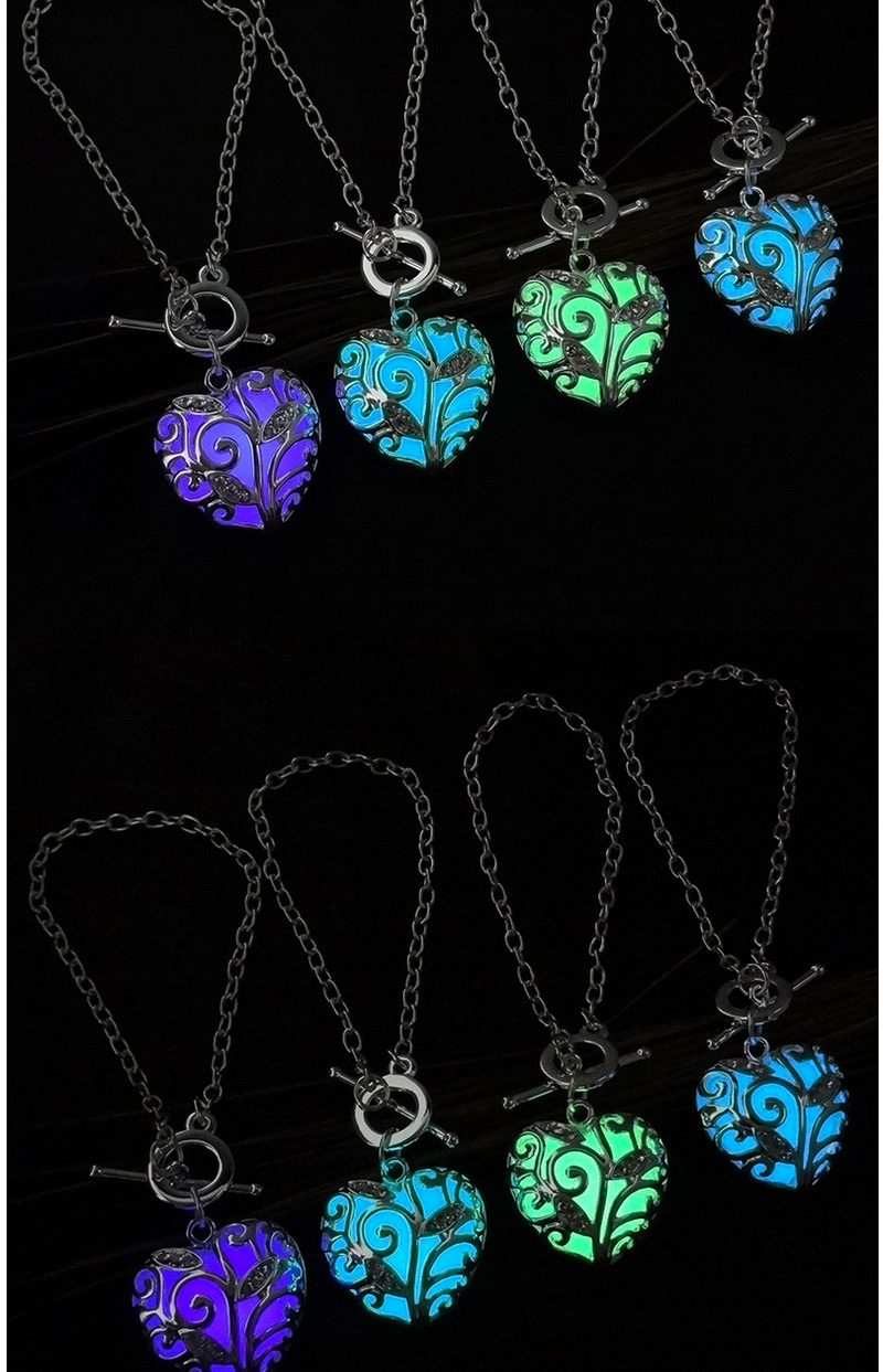 Fashion Blue Leaf Shape Decorated Heart Shape Design Bracelet,Fashion Bracelets