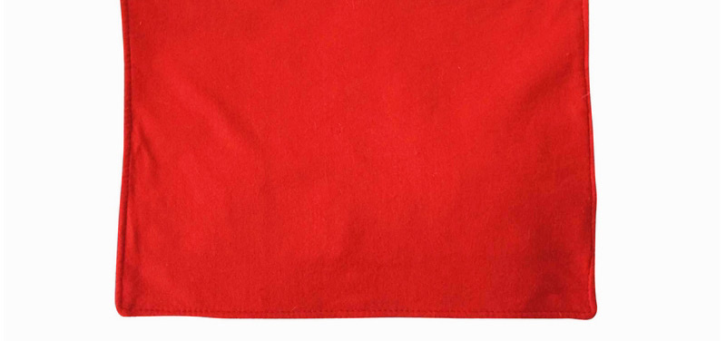 Lovely Red Glove Pattern Decorated Square Shape Simple Placemat,Festival & Party Supplies