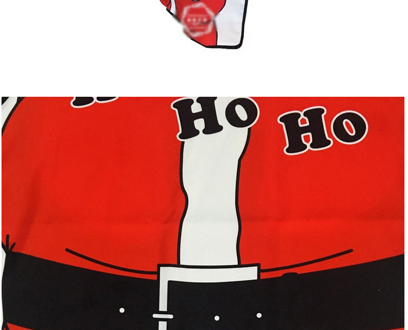 Lovely Red Letter Pattern Decorated Color Matching Simple Apron,Festival & Party Supplies