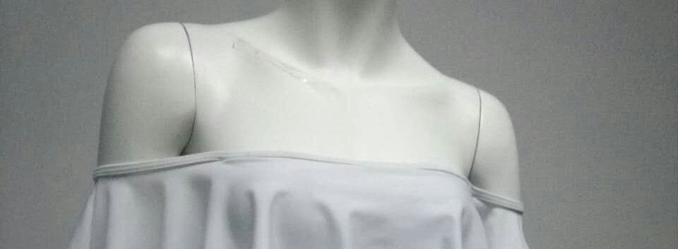 Fashion White Pure Color Decorated Off-the-shoulder Lotus Leaf Hem Design Bikini,Bikini Sets