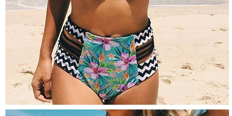 Sexy Multi-color Flower Pattern Decorated Simple Cross Swimwear,Bikini Sets