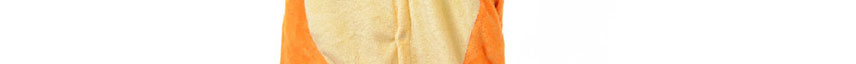 Fashion Yellow Dragon Shape Decorated Color Matching Nightgown,Cartoon Pajama