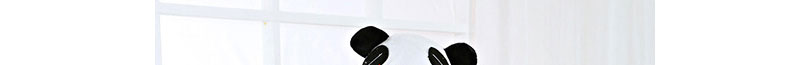Fashion Black Panda Shape Decorated Color Matching Nightgown,Cartoon Pajama