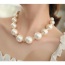 Handmade White Simple Pearl Design