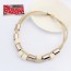 Winding Beige Double Layer Simple Design Ccb Bib Necklaces