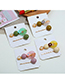 Fashion Green Pearl Flower Alloy Hair Clip Two-piece