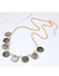 Fashion Gold Metal Shell Necklace