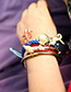 Fashion Color Shell Color Starfish Bracelet 5 Piece Set