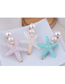 Fashion Pink Starfish Hairpin