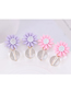 Fashion Pink Chrysanthemum Earring