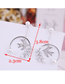 Fashion Silver  Silver Needle Copper Micro-inlaid Zircon Bird Earrings