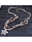 Fashion Pink Conch Shell Flower Necklace