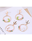 Fashion White Simple Insect Earring