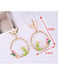 Fashion Green Simple Insect Earring