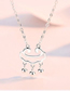 Fashion Silver Copper Plated Gold Long Life Lock Necklace