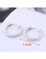 Fashion Silver Sweet And Simple Polygonal Earrings