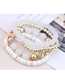 Fashion White Mix And Match Multi-accessory Multi-layer Bracelet