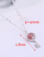 Fashion Silver Copper Plated Real Gold Key Necklace