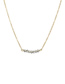 Fashion Gold Crystal Stainless Steel Gold-plated Necklace