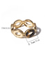 Fashion Gold Elastic Ball Round Geometric Leopard Bracelet