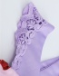 Fashion Purple Rose Lace Children's Dress Hair Band