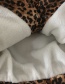Fashion Leopard Printed Button Children's Hooded Cotton Suit