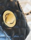 Fashion Black Diamond Chain Portable Ring Shoulder Messenger Bag