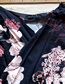 Fashion Black Print Black Printed Kimono Top