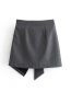Fashion Dark Gray Irregular Skirt
