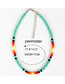 Fashion Green Rice Beads Necklace