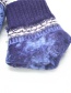 Fashion Dark Gray Plush Wool Knitted Snowflakes Finger Touch Screen Gloves