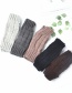 Fashion Brown Knitted Half Finger Wool Gloves