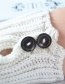 Fashion Black + White Knitting Half Finger Color Matching Arm Sleeve