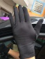 Fashion Black Brushed Non-slip Spandex High Elastic Gloves