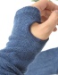 Fashion White Knitting Half Finger Polyester Cotton Thin Arm Sleeve