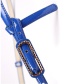 Fashion Light Blue Patent Leather Faux Leather Buckle Belt