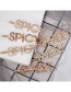 Fashion Spicy Pearl Diamond Letter Hairpin